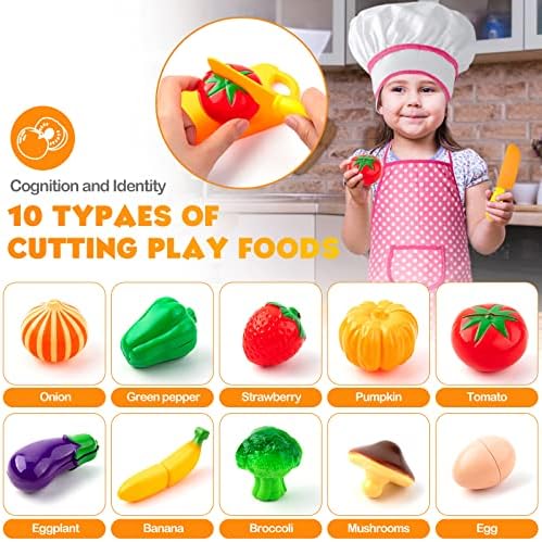 Tigerhu 26PCS Play Kitchen Accessories Set