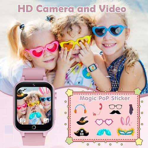 Luyiilo Kids Games Watch with 26 Puzzles and HD Camera