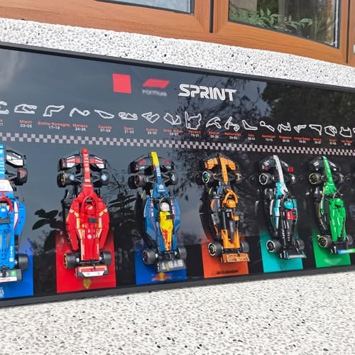 Lego Speed Champions Display Wallboard - 10 Sets Storage Frame