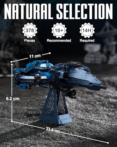 Piececool 3D Metal Puzzle Starship Kit for Adults