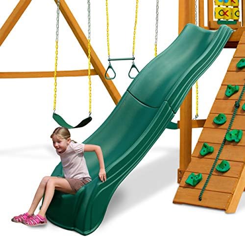 Swing-N-Slide WS 5033 Olympus Wave Slide for 5 Deck Green