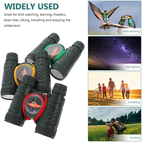 10PCS Monocular Telescope with Compass for Kids