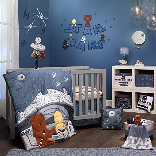 Lambs Ivy Star Wars Millennium Falcon Musical Crib Mobile