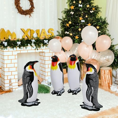 Jet Creations Inflatable Aquatic Animals 4pc Pack