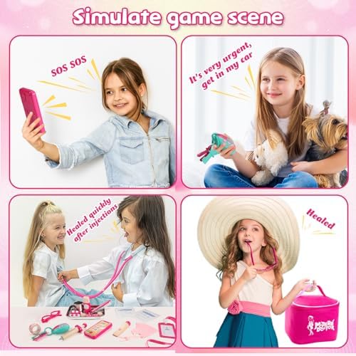 Sundaymot Doctor Kit for Girls and Toddlers 3-5