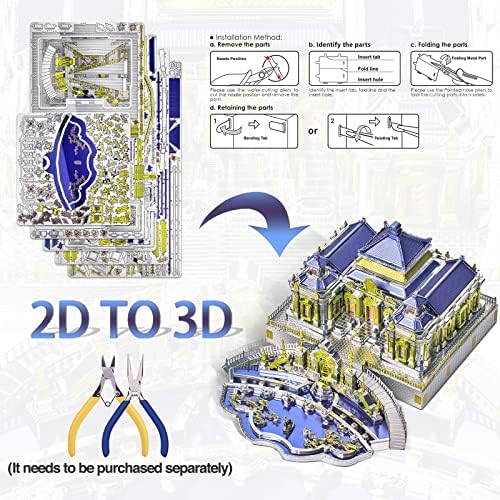 Piececool 3D Metal Puzzle Building Kit - 358 PCS