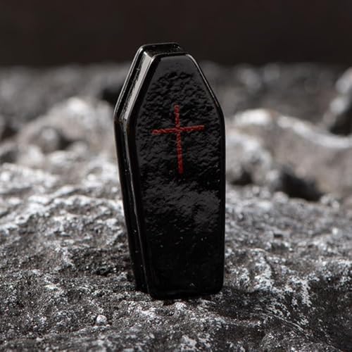 TIMCHESS 24pcs Mini Coffin Models Halloween Decor