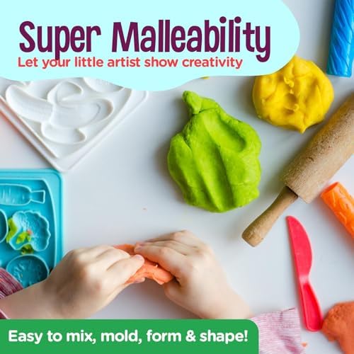 32 Pack Valentine Cards with Play Dough for Kids