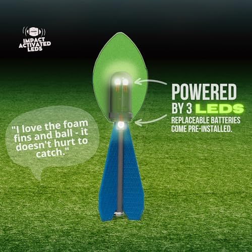 Lightro Foam Glow in The Dark Football with Smart LEDs