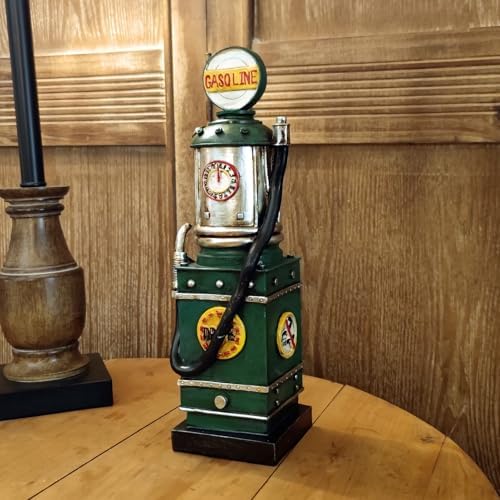 Retro Gas Pump Coin Bank Decorative Figurine