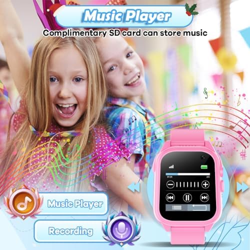OVV Kids Waterproof Smart Watch with 26 Games and HD Camera
