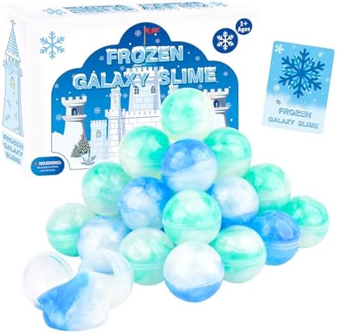 24 Pack Frozen Slime Party Favors for Kids