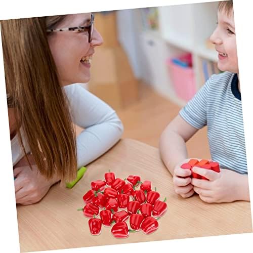 ABOOFAN 20pc Realistic Fake Vegetable Playset for Kids
