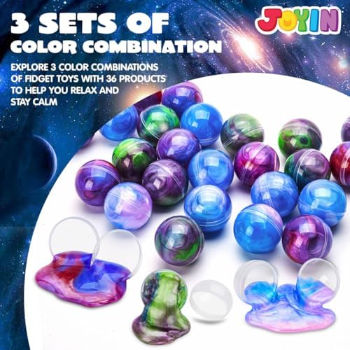 JOYIN Galaxy Slime Party Favors 24 Pack