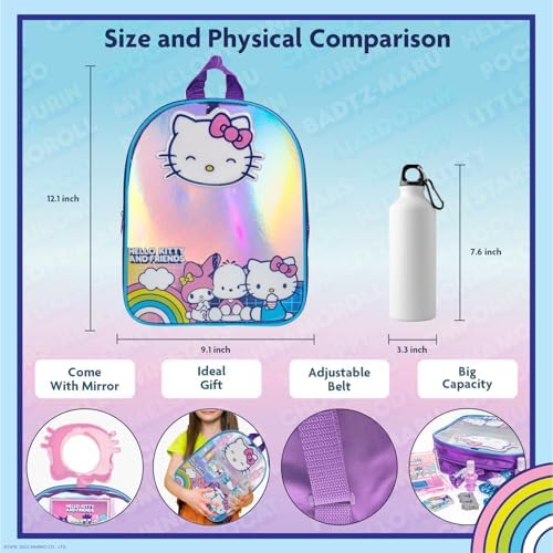 Hello Kitty Makeup Set with 12 Pieces for Ages 3