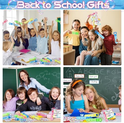 24 Back to School Gift Set with Bubble Wands and Cards