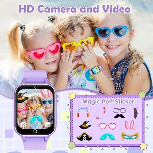 Kids Games Watch with 26 Puzzle Games and HD Camera