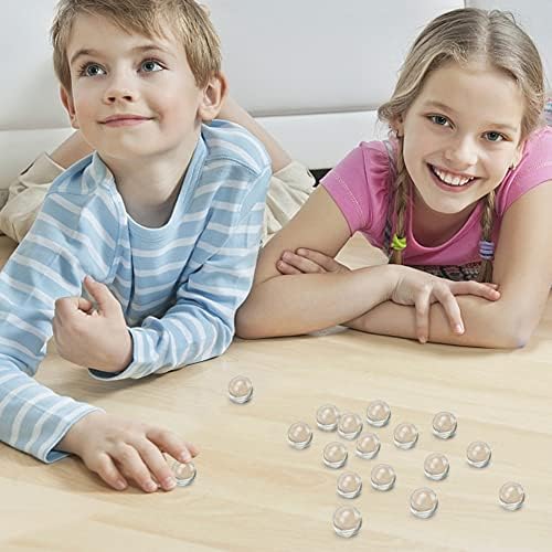 75PCS Clear Glass Marbles for Vases and Decor