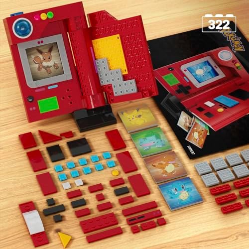 Mega Brands Pokmon Building Set Kanto Pokdex 322 Pieces