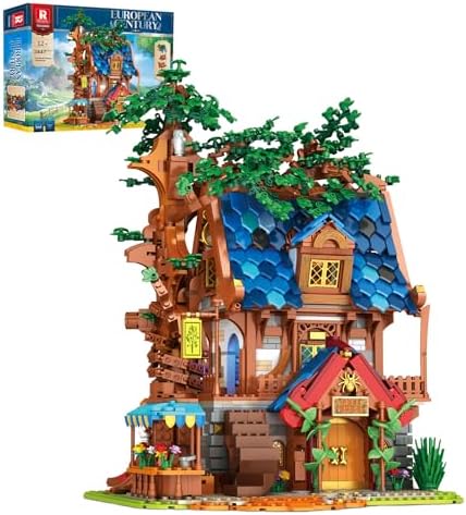 Medieval Tree House Lighting Building Block Set