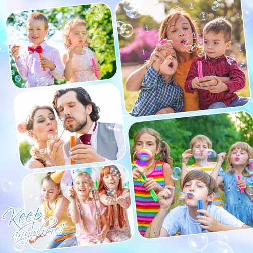 36 Pieces Mini Bubble Wands with Star Design