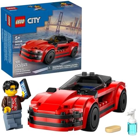LEGO City Red Sports Car - 60448 Ages 5