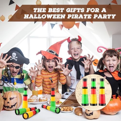24 Pcs Plastic Pirate Telescopes for Parties