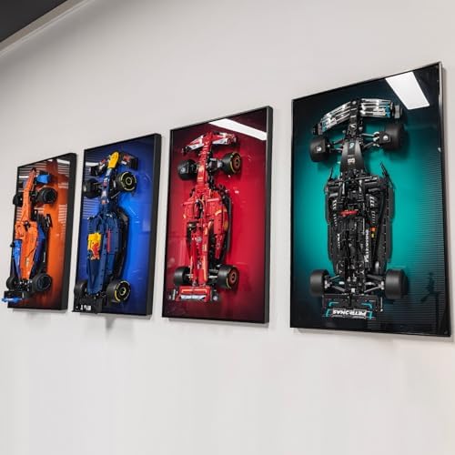 ICUANUTY Display Wall Mount for Lego 42206 F1 Car