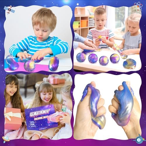 24 Pack Galaxy Slime Party Favors for Kids