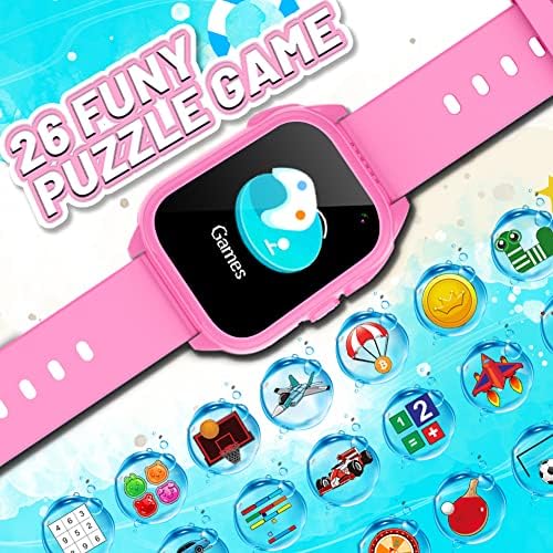 OVV Kids Waterproof Smart Watch with HD Screen and 26 Games