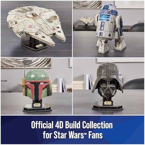 4D Build Star Wars Millennium Falcon 3D Model Kit