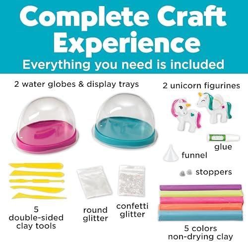 Creativity for Kids Unicorn Snow Globe DIY Kit