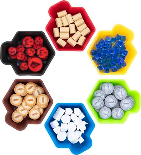 Feldherr Shell Expansion Pack - 6 Token Trays for Board Games
