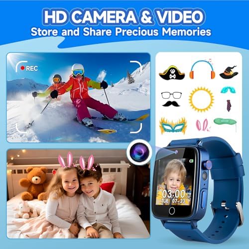 ZUODUN Kids Smart Watch with 26 Games and Camera