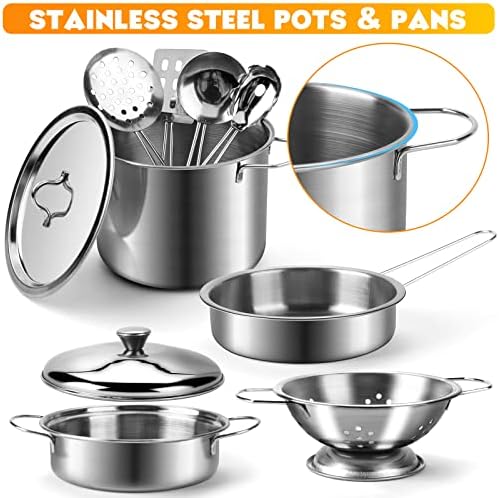 Tigerhu 26PCS Play Kitchen Accessories Set
