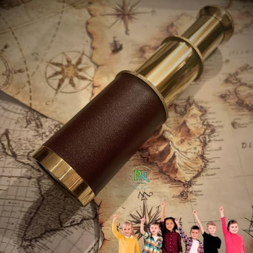 Prime NAUTICAL 6 Inches Brass Pirate Telescope