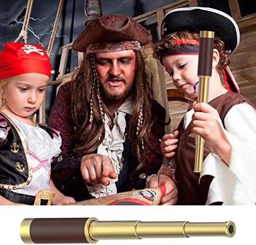 Pirate Monocular Telescope with Treasure Map Compass