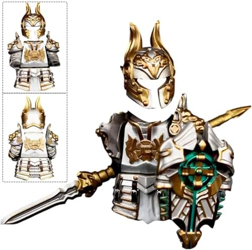 Medieval Knight Armor Weapons Accessory Set 23pcs