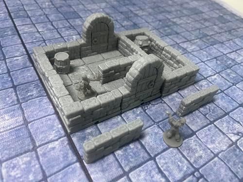 Miniature RPG Modular Tile System for 18mm or 28mm DND Terrain
