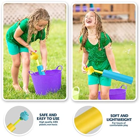 ECJWEI 6-Pack Water Guns for Kids Ages 2-4
