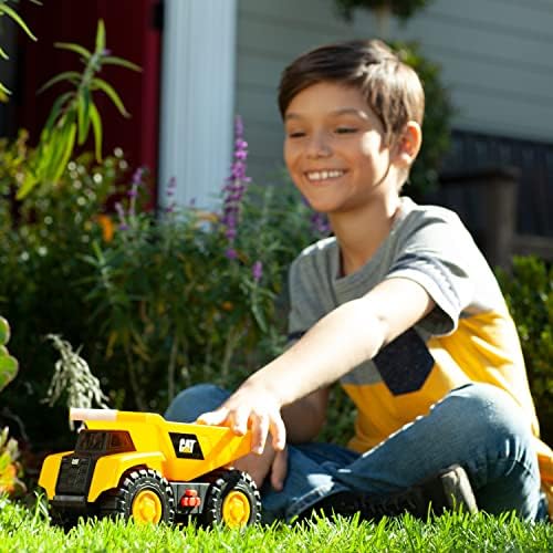 CAT Construction Toys Dump Truck 10 Inch Realistic Lights Sounds