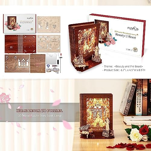 Beauty and The Beast 3D Puzzle Nightlight LED