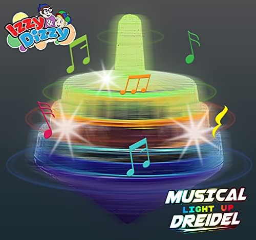 Izzy N Dizzy Musical Dreidel 4 Pack