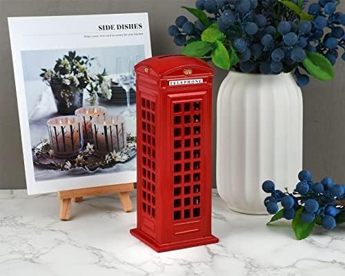 DS DISTINCTIVE STYLE Retro British Telephone Booth Coin Bank