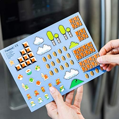 Paladone Super Mario Bros Fridge Magnets - 80 Magnetic Characters