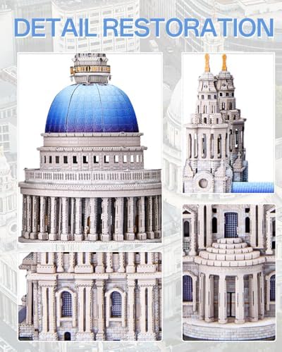 Piececool 3D Metal Puzzle St Pauls Cathedral Adult Kit