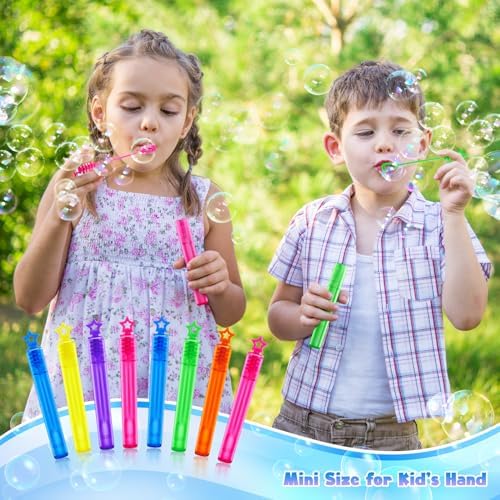 36 Pieces Mini Bubble Wands with Star Design