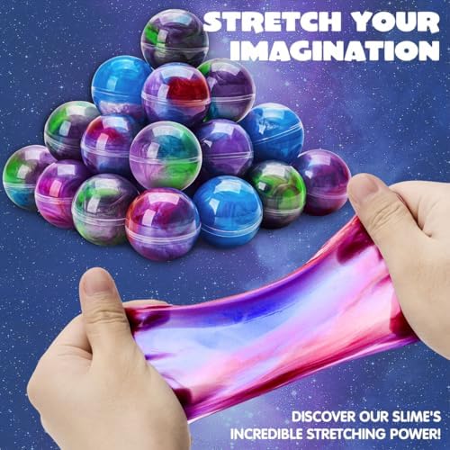 JOYIN Galaxy Slime Party Favors 24 Pack