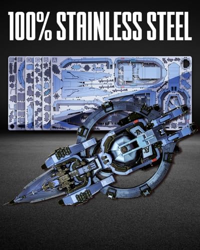 Piececool 3D Metal Puzzle Starship Kit for Adults