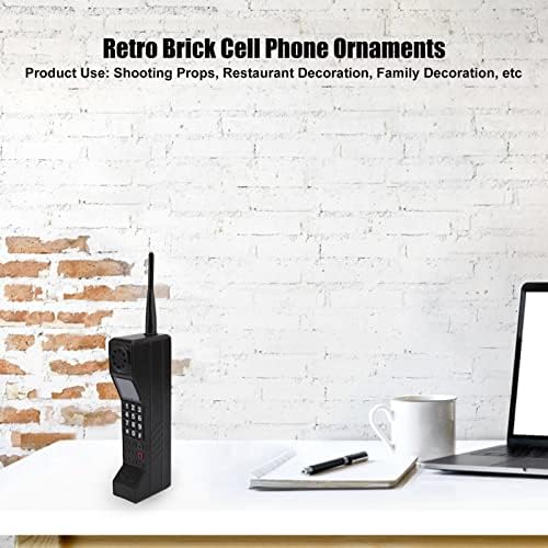 Diydeg Retro Brick Cell Phone Ornament Black